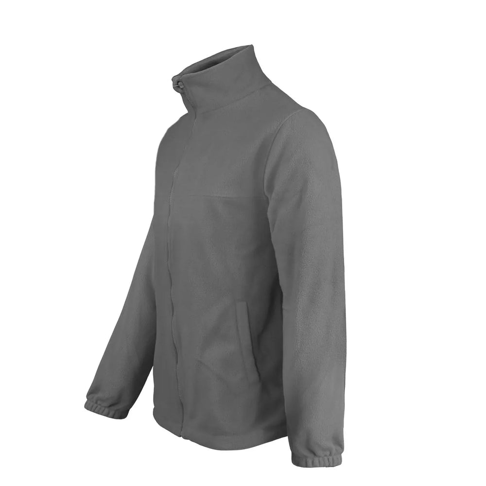 Chaqueta Micropolar Manga Larga Gris Activex