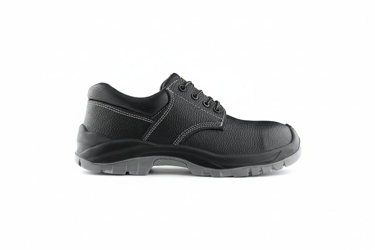 Zapato de Seguridad Blanco y Negro Antideslizante | Uso Industrial y Sanitario
