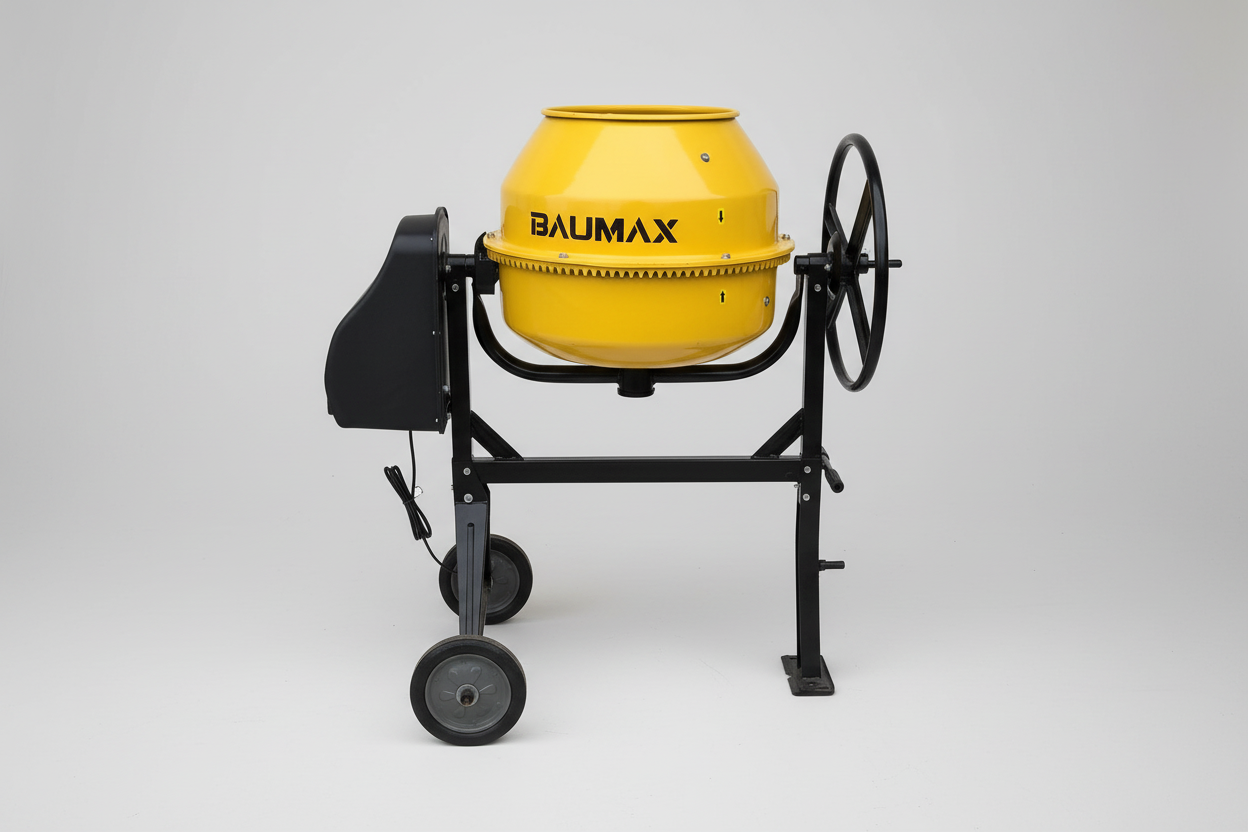 Betonera 130 Litros Volteo Lateral BX130 Baumax – Uso Domiciliario