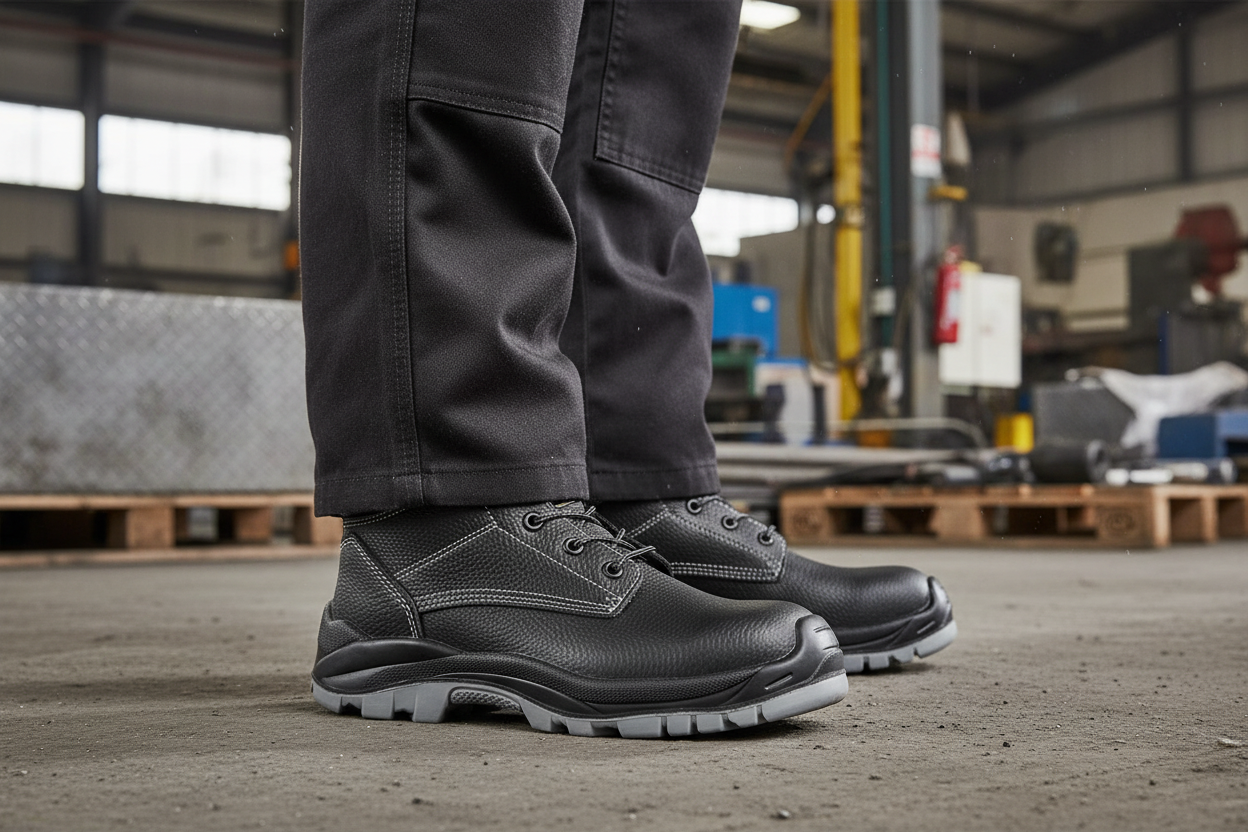 Zapato de Seguridad Anticlavo Rocky con Puntera y Suela Antideslizante | Alta Protección