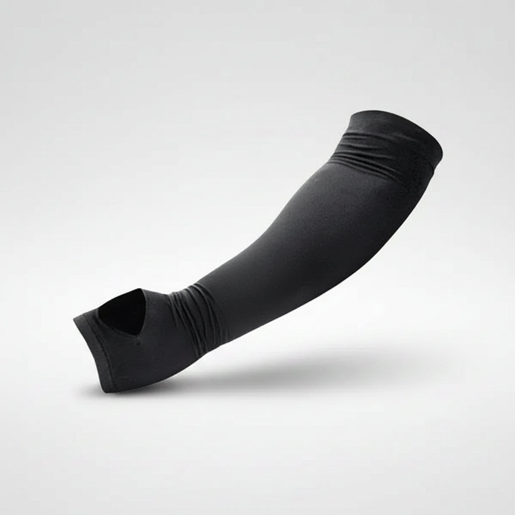 Manguilla Protección UV Negra Par para Trabajo Exterior