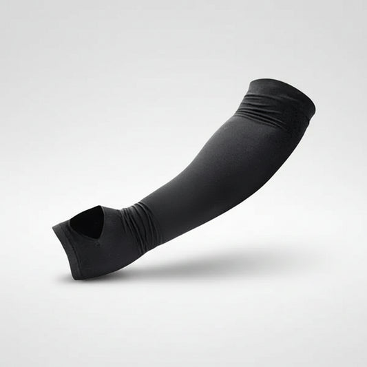 Manguilla Protección UV Negra Par para Trabajo Exterior