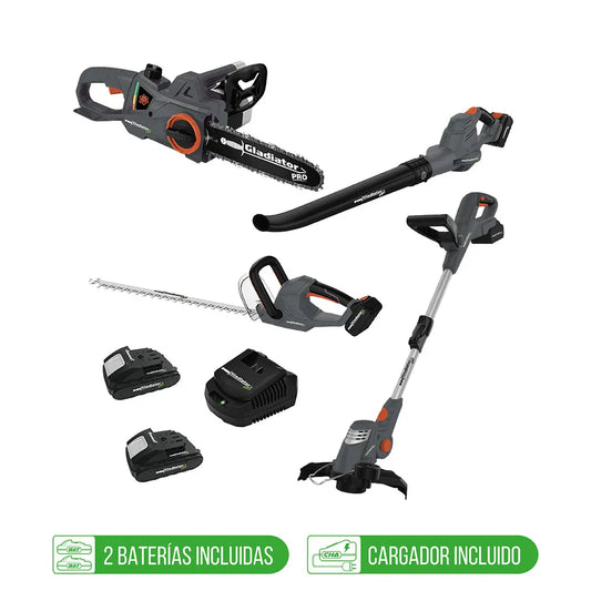 KIT Jardín Hogar Inalámbrico 18V GLADIATOR