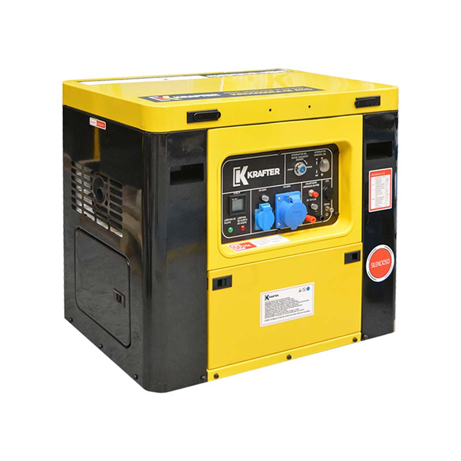 Generador Diesel 6 KVA 220V insonoro Compatible con ATS