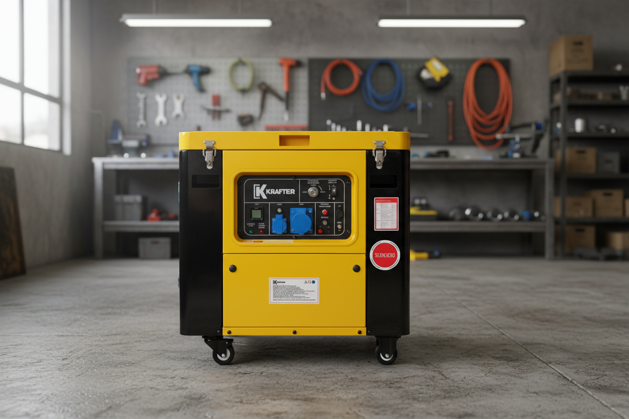 Generador Diésel 6 kVA Insonoro – Respaldo Continuo para Hogar y Negocio