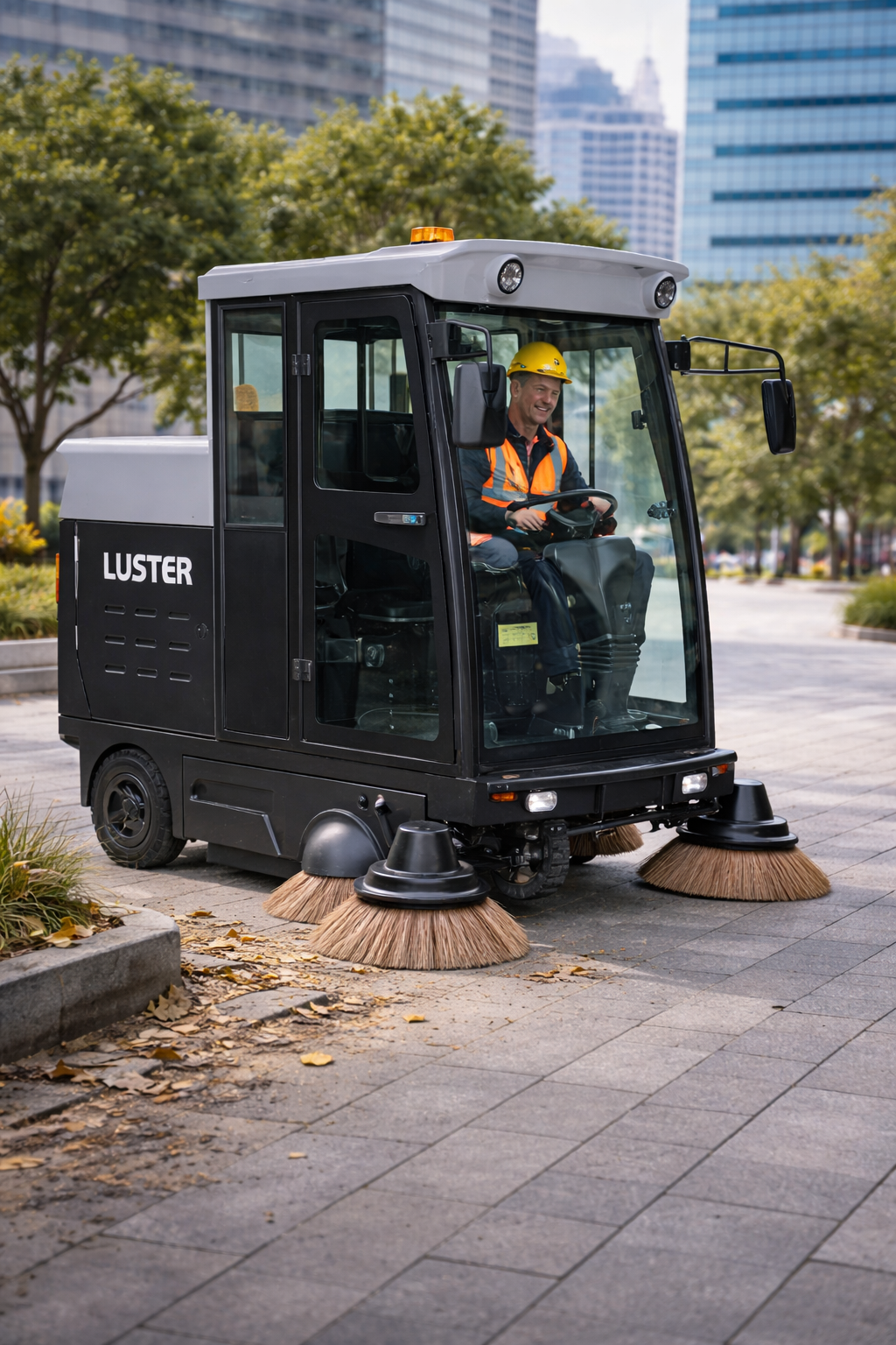 Barredora Hombre a bordo a batería A88