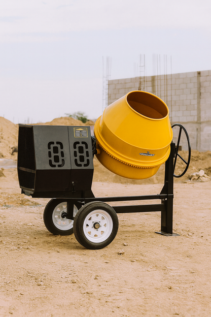 Betonera de Volteo Lateral con Motor Diesel 400 lt