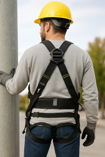 Arnés Ignífugo de Kevlar con 4 Argollas y Riñonera