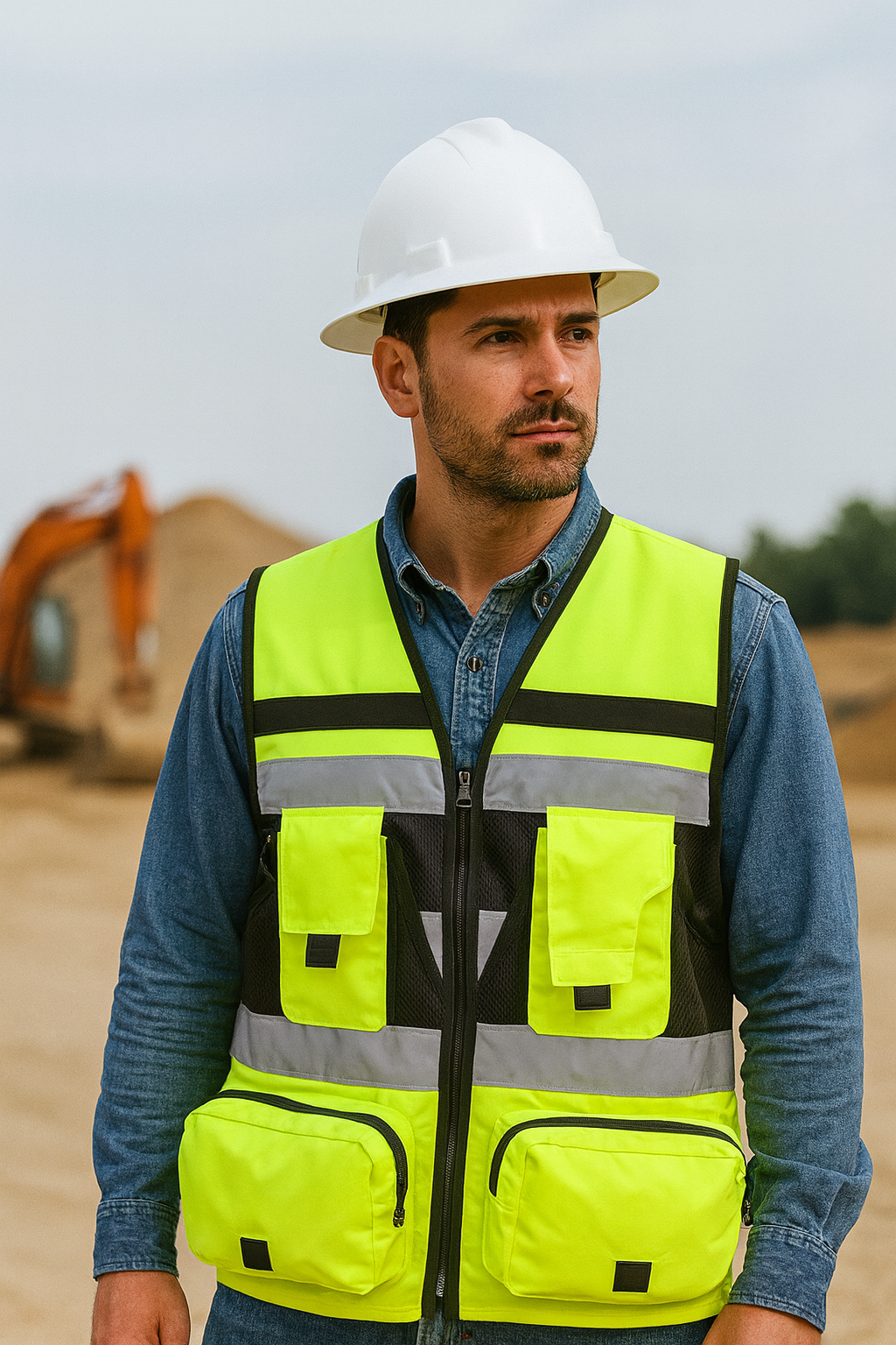 Chaleco Geólogo Miner Amarillo