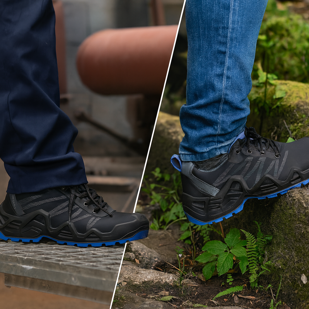 Zapato de Seguridad Negro tipo zapatilla