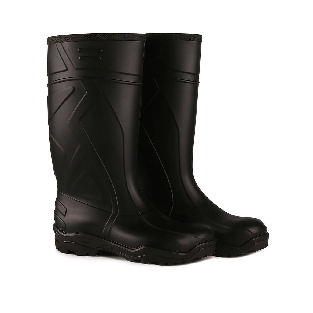 Bota de Seguridad con Puntera de Acero Negra