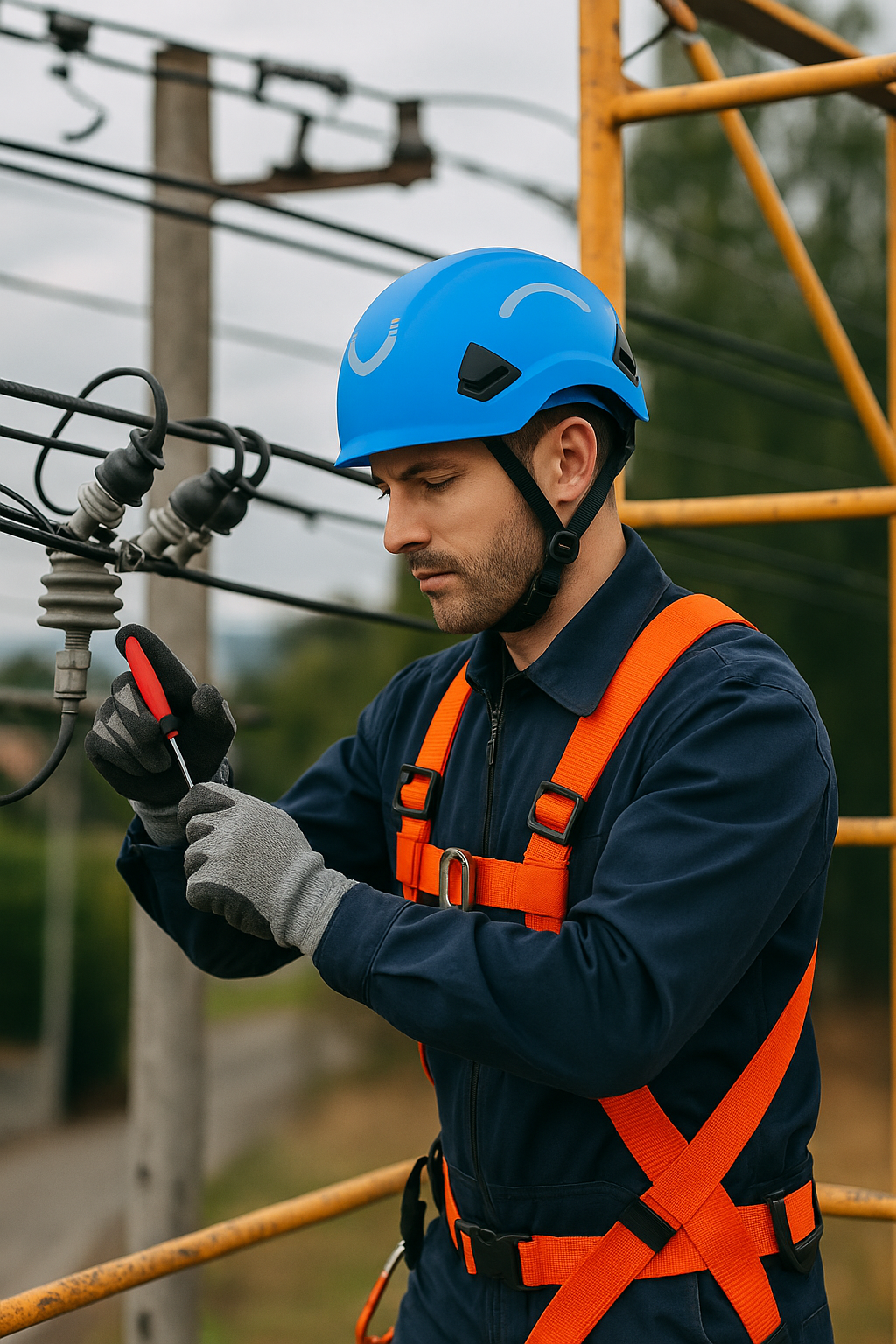 Casco para altura azul Activex IV Alpine