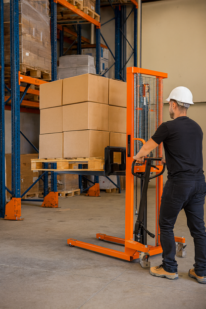 Apilador de carga manual 1000 Kg de 3mt