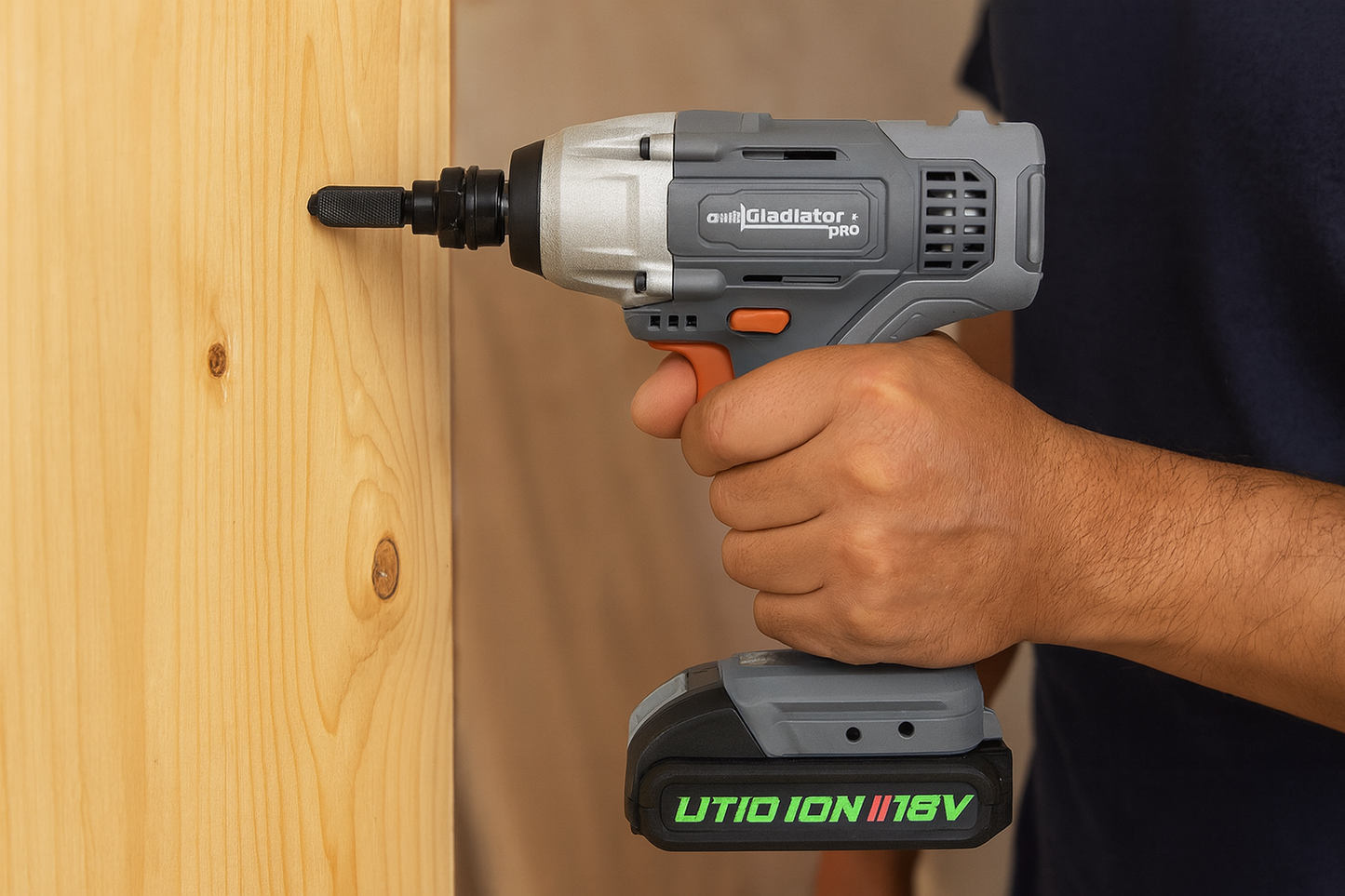 Atornillador de impacto inalámbrico 18v