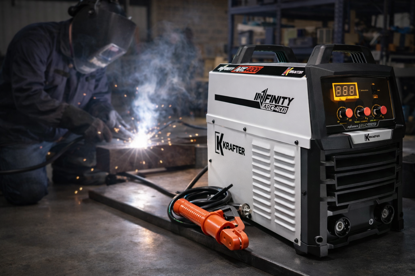 Soldadora Inverter Krafter Infinity ARC 400i | Soldadora Profesional MMA