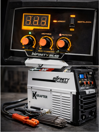 Soldadora Inverter Krafter Infinity ARC 400i | Soldadora Profesional MMA