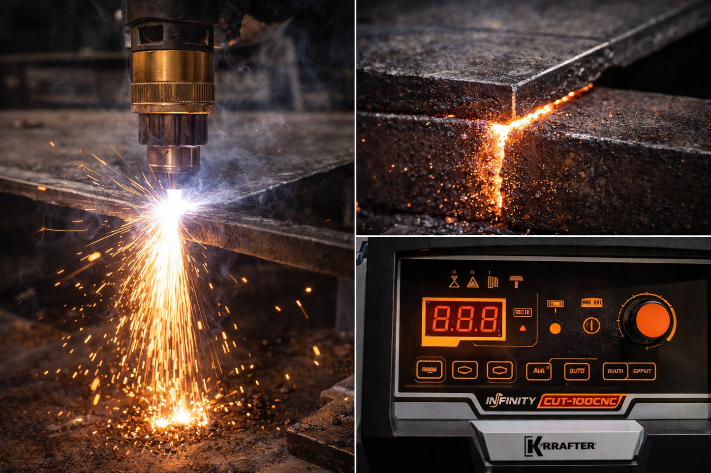 Cortadora de Plasma Krafter Infinity ICUT 100 CNC | Corte Plasma Profesional