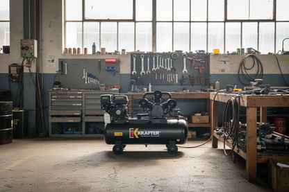 Compresor de Aire Autónomo 100 Litros 6,5HP | Compresor a Gasolina Profesional
