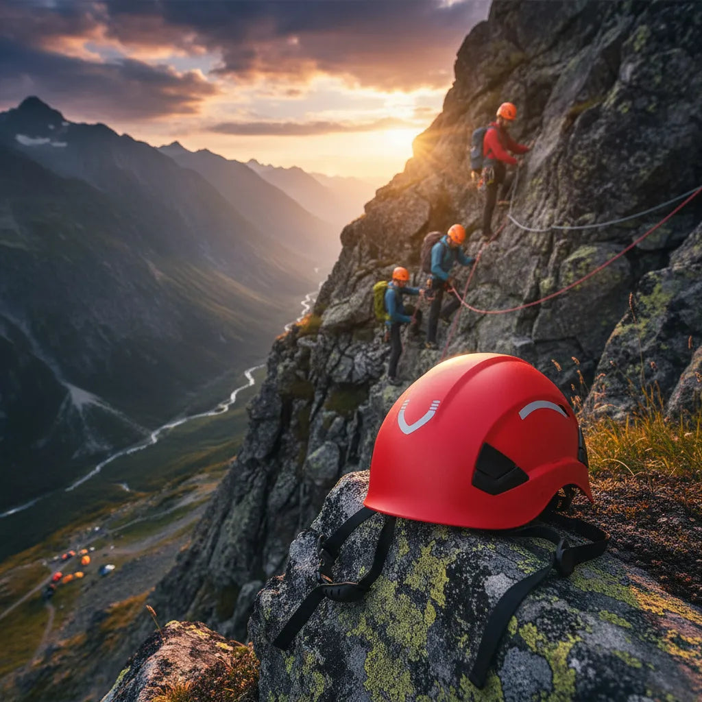 Casco de seguridad para Altura Rojo Activex IV Alpine