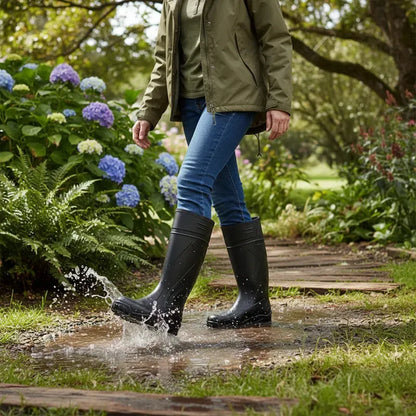 Bota de Seguridad Negra sin Puntera de Acero