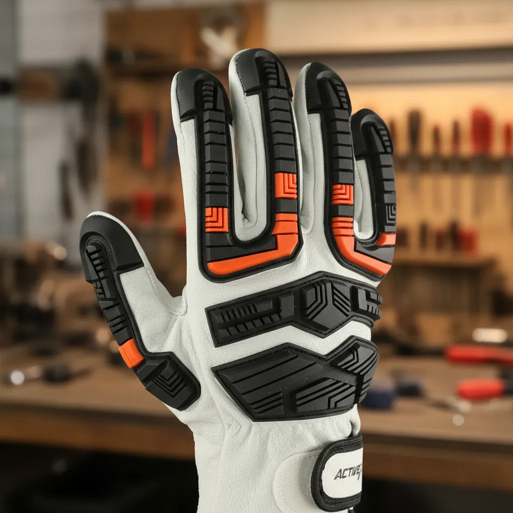 Guante Cabritilla TPR | Protección de Impacto para Trabajo Industrial