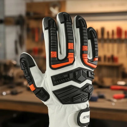 Guante Cabritilla TPR | Protección de Impacto para Trabajo Industrial