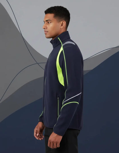 Chaqueta Micropolar Hombre Negra Activex | Térmica, Liviana y Cómoda