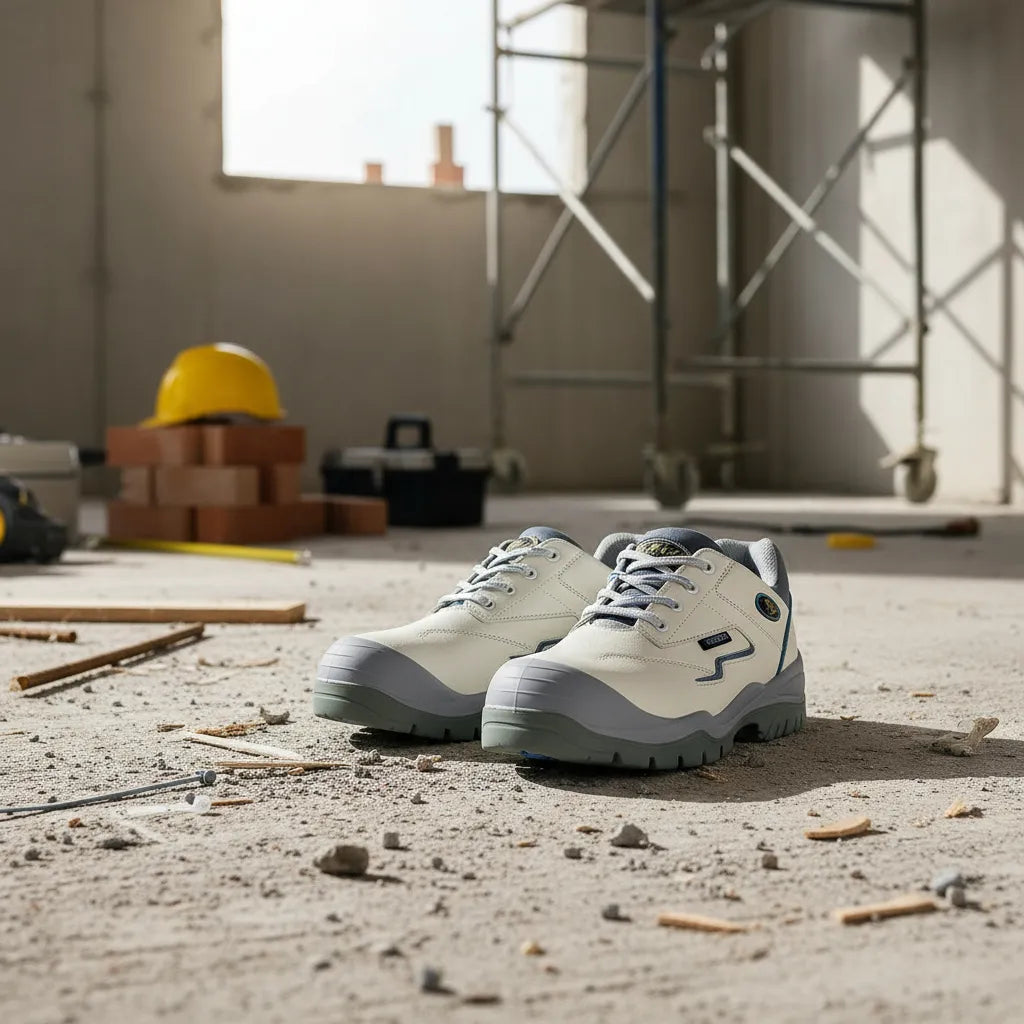 Zapatos De Seguridad Unisex Blanco Impermeable Dieléctrico