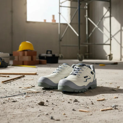 Zapatos De Seguridad Unisex Blanco Impermeable Dieléctrico