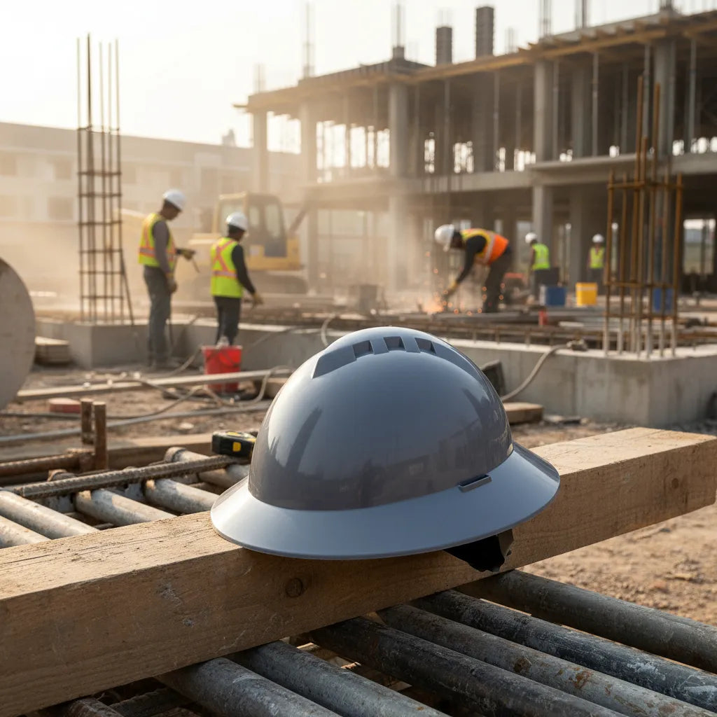 Casco de Seguridad industrial Ala completa con Arnés