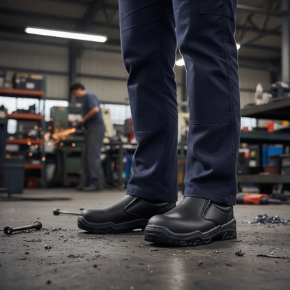 Zapato ocupacional sin cordón Hidrofugo