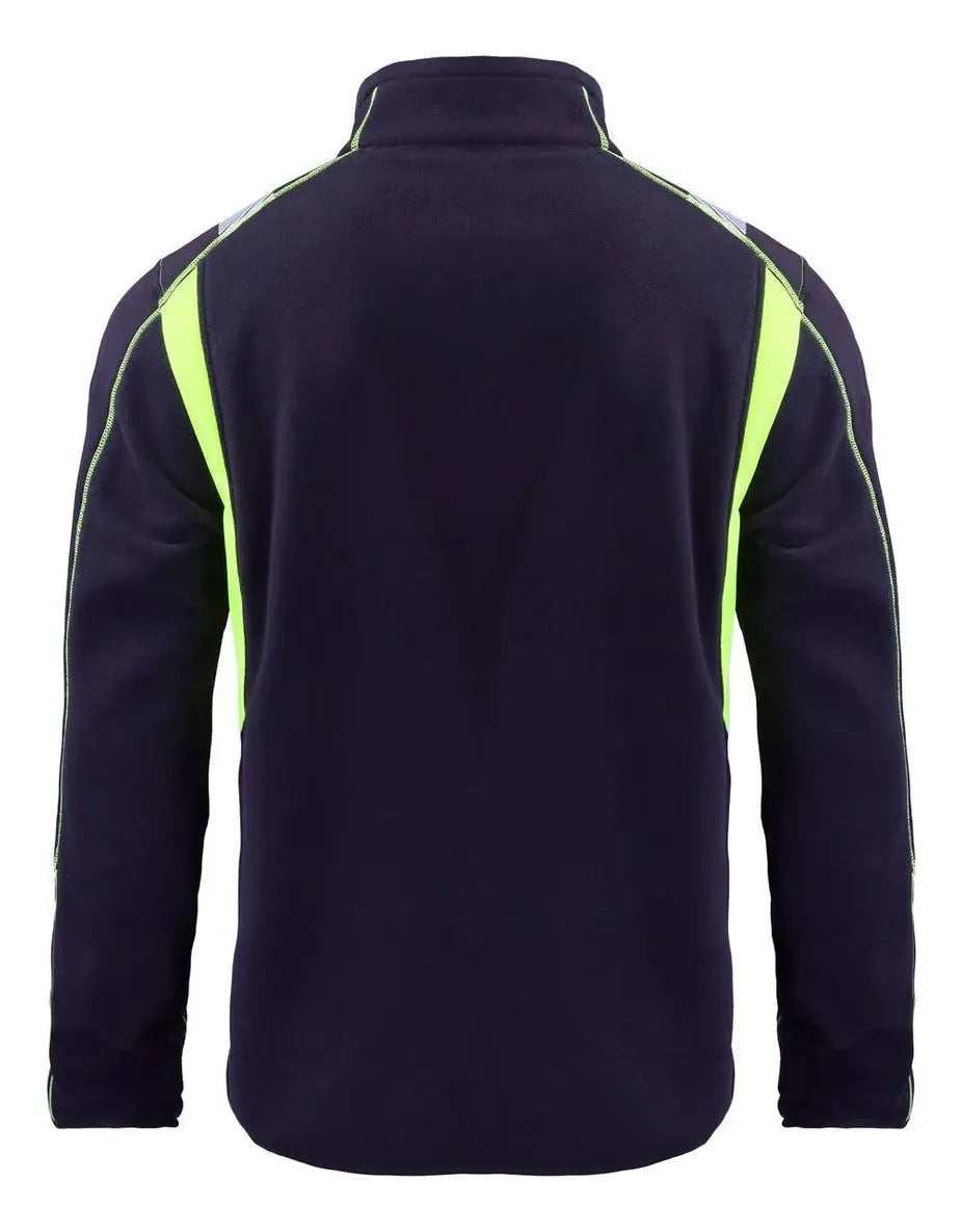 Chaqueta Micropolar Hombre Negra Activex | Térmica, Liviana y Cómoda