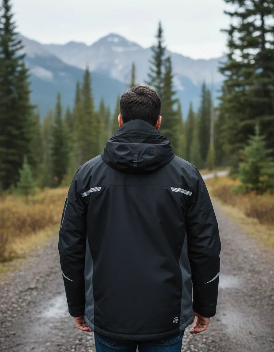 Parka Térmica Impermeable Hombre | Abrigo para Frío y Lluvia, Liviana y Resistente