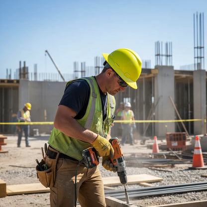 Casco de Seguridad industrial Ala completa con Arnés