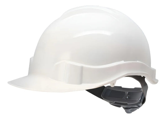 Casco De Seguridad con Arnés 6 puntas Ajuste Ratchet