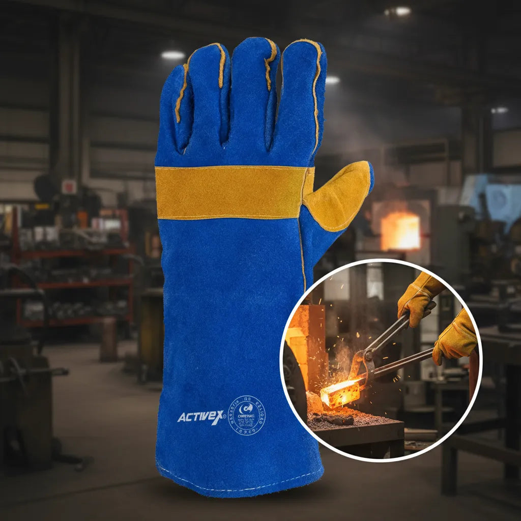 Guante de Descarne para Trabajo Industrial | Resistente para Soldadura y Construcción