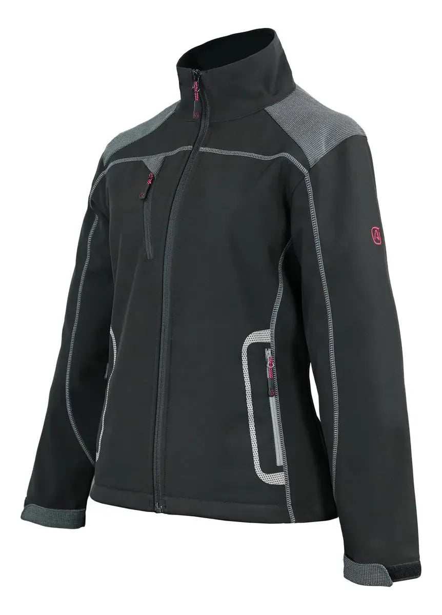 Chaqueta Softshell Mujer Negra Absolute Zero | Térmica, Resistente al Viento y Cómoda