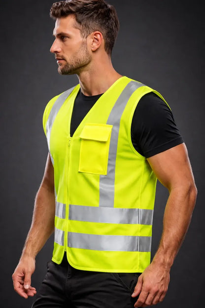 Chaleco Reflectante Reglamentario Alta Visibilidad | Seguridad Vial y Trabajo