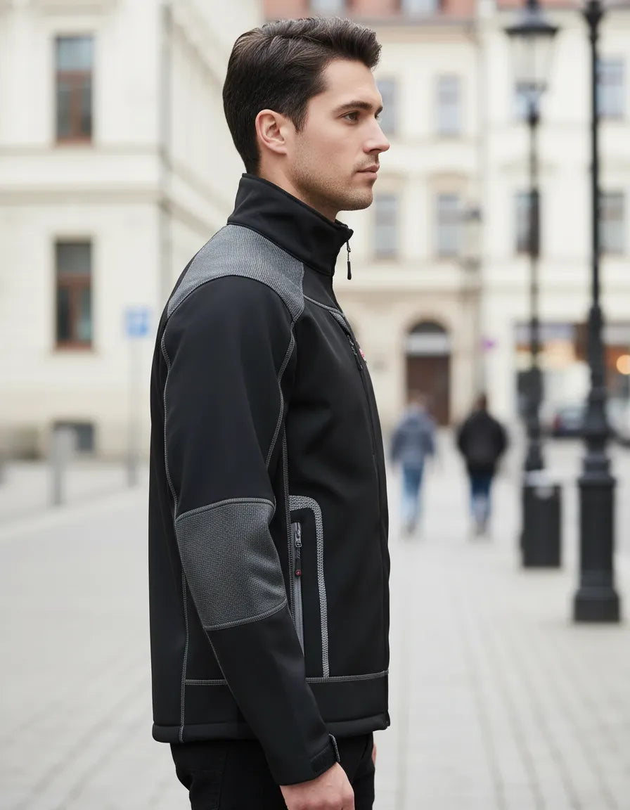 Chaqueta Softshell Hombre Absolute Zero Z-1100 TK | Térmica, Cortaviento y Resistente