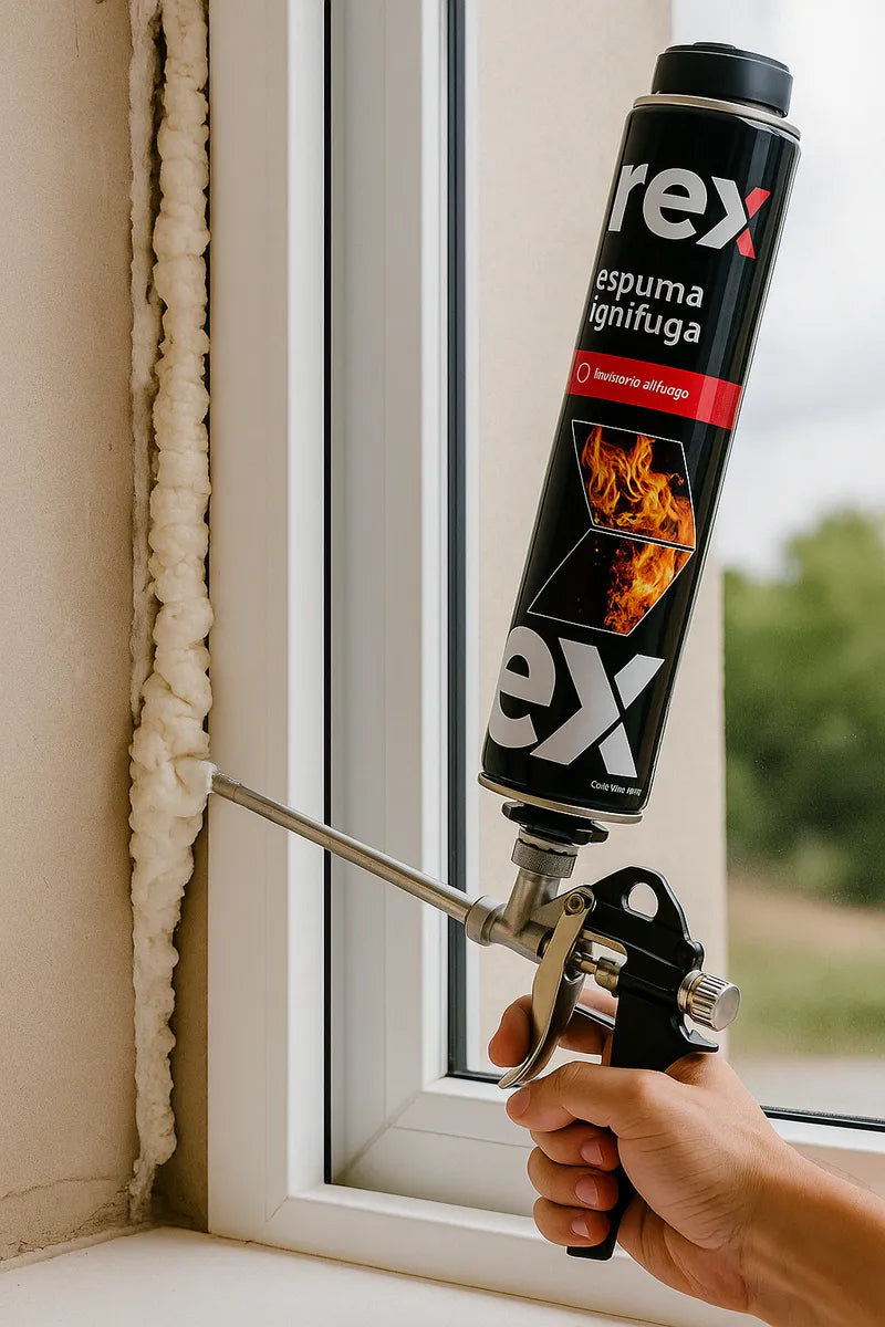 Pistola Manual Para Espuma Expansible Rex