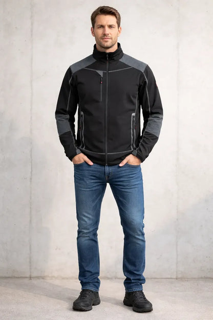 Chaqueta Softshell Hombre Absolute Zero Z-1100 TK | Térmica, Cortaviento y Resistente