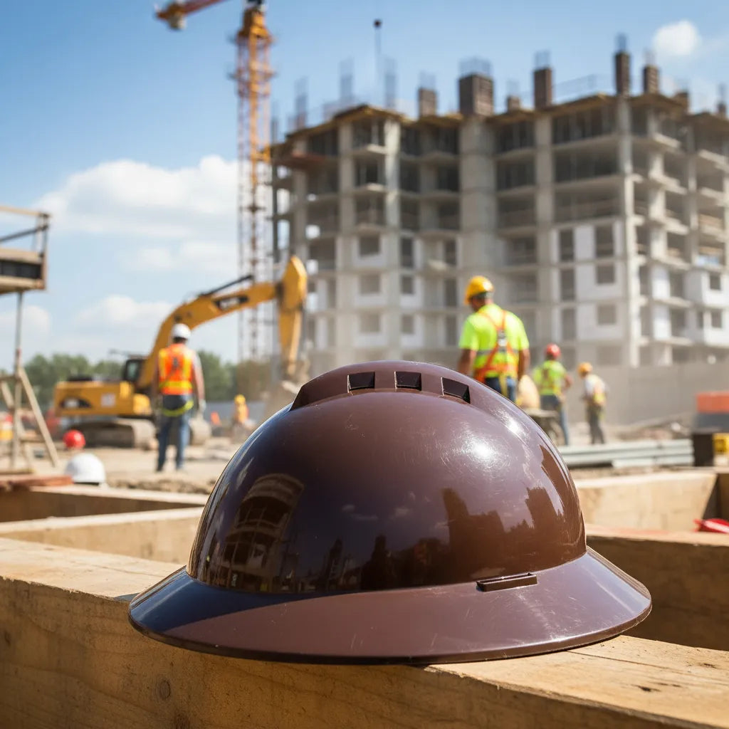 Casco de Seguridad industrial Ala completa con Arnés