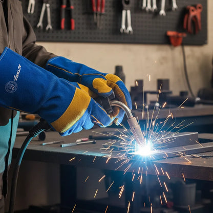 Guante de Descarne para Trabajo Industrial | Resistente para Soldadura y Construcción