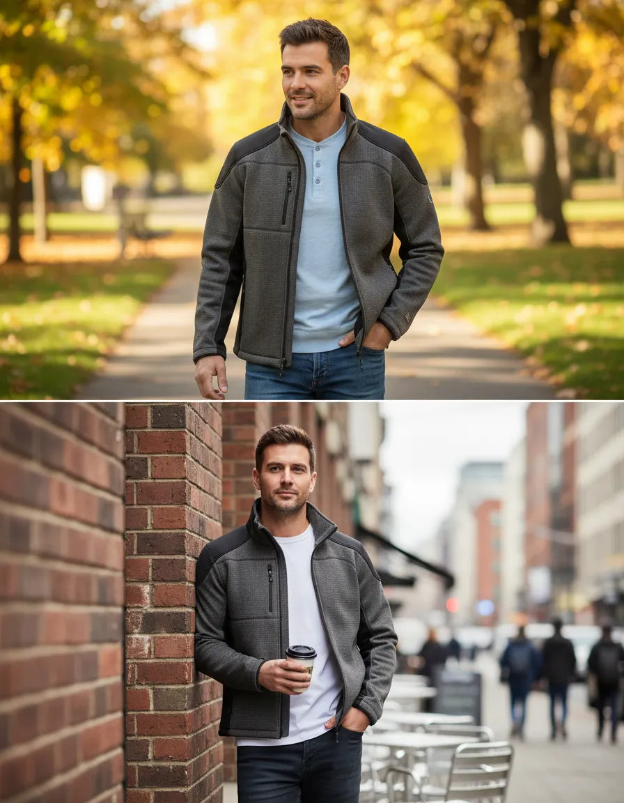 Chaqueta Softshell Hombre Absolute Zero Z-400 | Liviana, Cómoda y Cortaviento