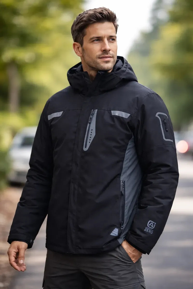 Parka Térmica Impermeable Hombre | Abrigo para Frío y Lluvia, Liviana y Resistente