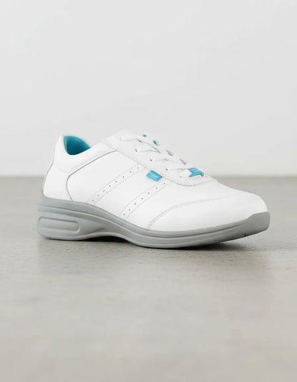 Zapatilla Ocupacional S21 Unisex Blanca y Negra | Liviana, Cómoda y Antideslizante