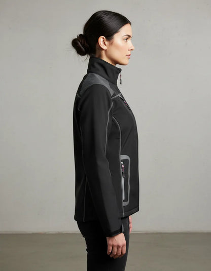 Chaqueta Softshell Mujer Negra Absolute Zero | Térmica, Resistente al Viento y Cómoda