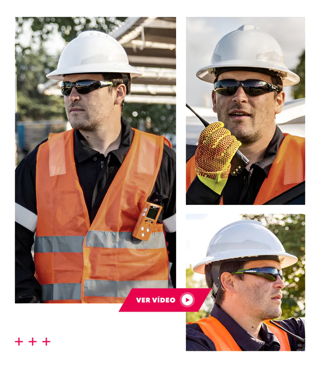 Casco de Seguridad industrial Ala completa con Arnés