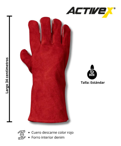 Guante Descarne para Trabajo Industrial | Resistente y Durable para Soldadura