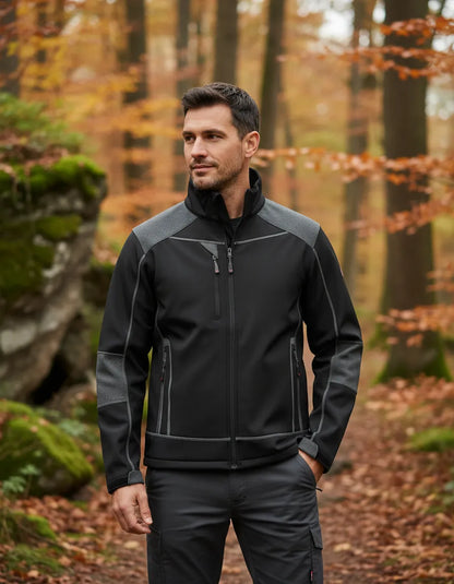 Chaqueta Softshell Hombre Absolute Zero Z-1100 TK | Térmica, Cortaviento y Resistente